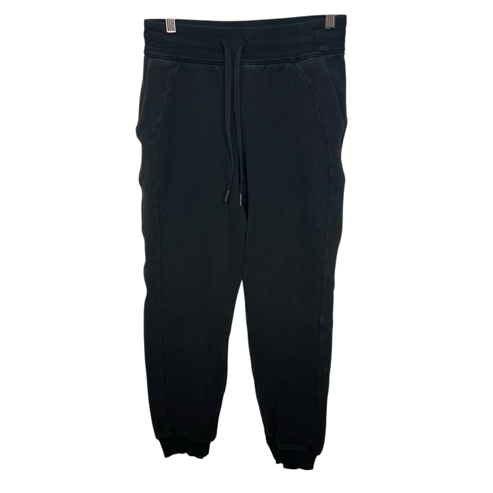 lululemon athletica Women’s Size 4 Black Scuba Jogger Sweatpants